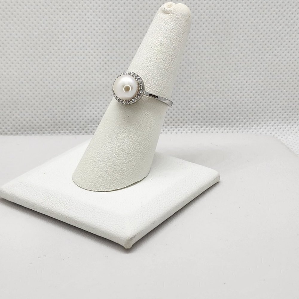 Brand New Sterling Silver 925 Pearl Ring - Picture 5 of 5